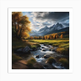 Mountain Stream 11 Art Print