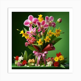 Bouquet Of Flowers 6 Art Print