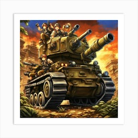 World Of Tanks Art Print