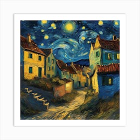 Starry Night 20 Art Print