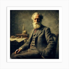 Portrait Of A Man Art Print