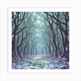 Crystal Forest Art Print