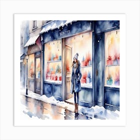 Winter In Paris Art Print