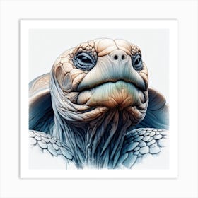 Turtle Portrait Art Print