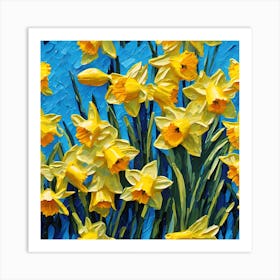 Yellow Daffodils Art Print