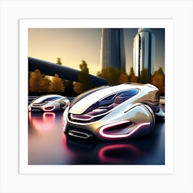 Futuristic Car S (2) Art Print