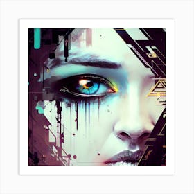 In the eye of the beholder Ai Art Print