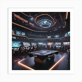 Esports Arena Art Print