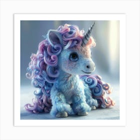 Cute Unicorn 848 Art Print