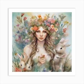 Nature Goddess Art Print