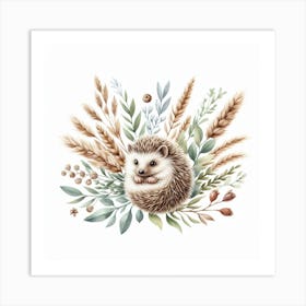 Hedgehog Art Print