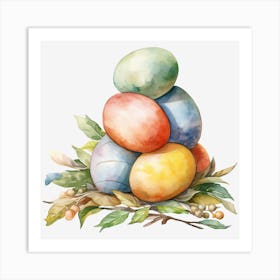 Easter Eggs 2 Art Print