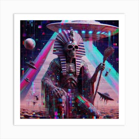 Egyptian King 3 Art Print