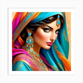 Exotic Beauty Artwork 213 Art Print