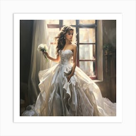 Wedding Dress 2 Art Print