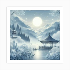 Asian Landscape Art Print