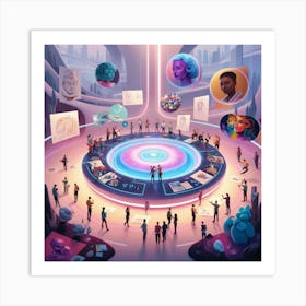 Futuristic World Art Print