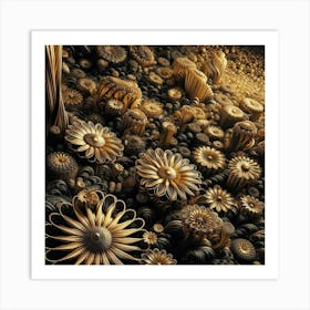 Fractal Flowers Art Print