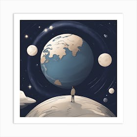 Earth is dying Art Print