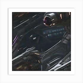 Spaceship 4 Art Print