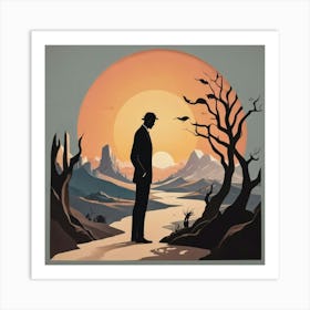 Man In A Suit Art Print