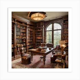 Library 9 Art Print