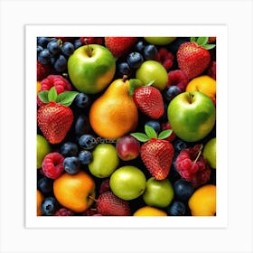 Fruit Wallpaper 5 Art Print