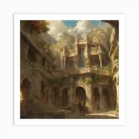 Fantasy Painting 19 Art Print