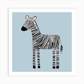 Zebra Art Print