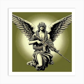 Angel Of War Art Print