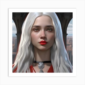 White Witch Art Print