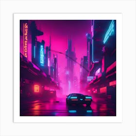 Futuristic City Art Print