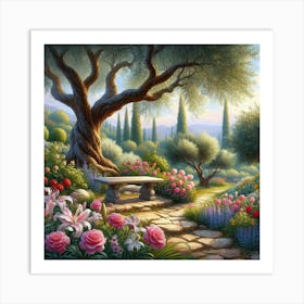 Garden of Peace-8 Art Print