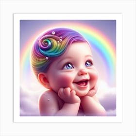 Rainbow Baby Art Print