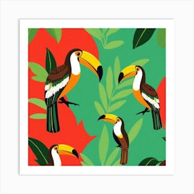 Toucans 6 Art Print