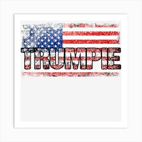 Trumpie American Flag Art Print