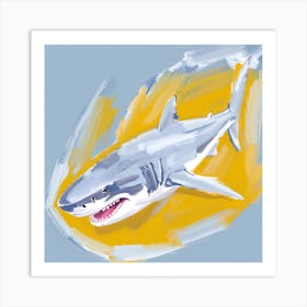 Great White Shark 04 Art Print