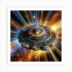 Spaceship 18 Art Print