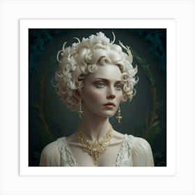 Portrait Of A Woman Art Print