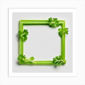 Frame Of Celery 4 Art Print