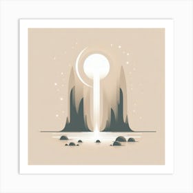 Sand And Water Art Print