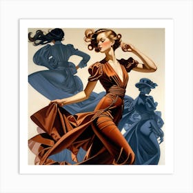 The Dancers Art Print