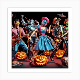 Halloween Party26 Art Print