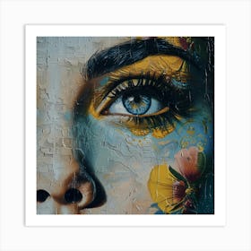 Face Painting Art Print