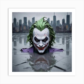 Joker Bust Art Print