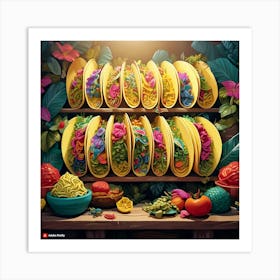 Mexican Food Art Print