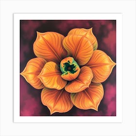 Orange Flower Art Print