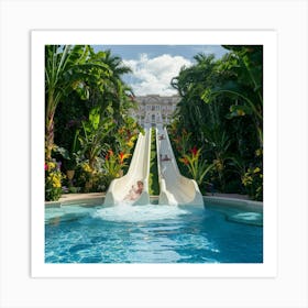 Water Slide 2 Art Print