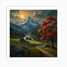 Landscape Painting Art print paintings Art Print