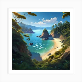 Abel Tasman National Park New Zealand Art Print